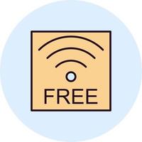 icône de vecteur wifi gratuit