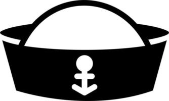 marin casquette vecteur icône