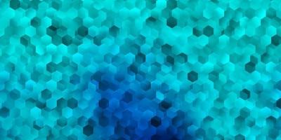 fond de vecteur bleu clair avec des formes hexagonales.