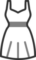 icône de vecteur de robe femme