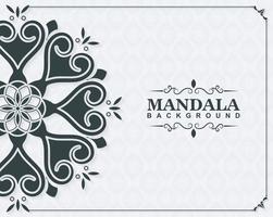 modèle de conception de fond ornemental mandala décoratif vecteur
