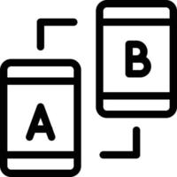 illustration vectorielle de téléphone sur un fond. symboles de qualité premium. icônes vectorielles pour le concept et la conception graphique. vecteur
