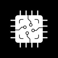 conception d'icône de vecteur de puce