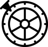 illustration vectorielle de pneu à ongles sur fond.symboles de qualité premium.icônes vectorielles pour le concept et la conception graphique. vecteur