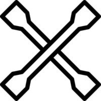 croix illustration vectorielle sur un fond. symboles de qualité premium. icônes vectorielles pour le concept et la conception graphique. vecteur