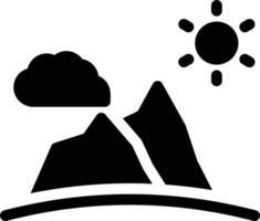 illustration vectorielle de montagne sur fond.symboles de qualité premium.icônes vectorielles pour le concept et la conception graphique. vecteur