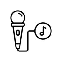 microphone icône pour votre site Internet conception, logo, application, ui. vecteur