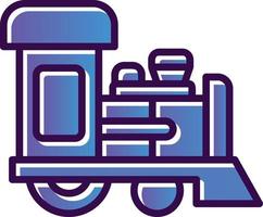 conception d'icône de vecteur de train