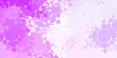 disposition de vecteur violet clair avec des formes triangulaires.