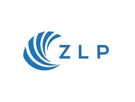 zlp lettre logo conception sur blanc Contexte. zlp Créatif cercle lettre logo concept. zlp lettre conception. vecteur