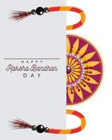 inde raksha bandhan décoration florale vecteur