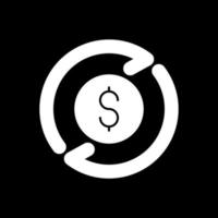 conception d'icône de vecteur d'échange d'argent