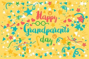 bonne fête des grands-parents vecteur