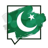 fête de l'indépendance du Pakistan vecteur