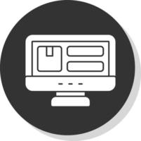 icône de vecteur de réservation en ligne
