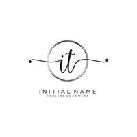 initiale il féminin logo collections modèle. écriture logo de initiale signature, mariage, mode, bijoux, boutique, floral et botanique avec Créatif modèle pour tout entreprise ou entreprise. vecteur