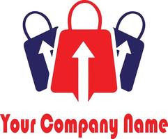 commerce électronique logo vecteur pour en ligne achats