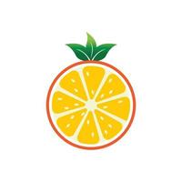 icône de vecteur de conception de logo orange