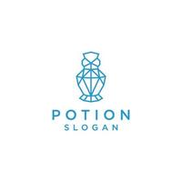 potion logo conception icône vecteur