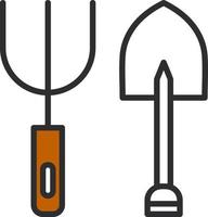 conception d'icône de vecteur de fourche