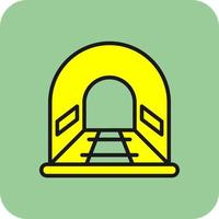 conception d'icône vecteur tunnel