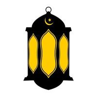 Ramadan lanterne icône symbole logo, islamique lanterne, pendaison lampe conception vecteur illustration