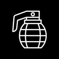 conception d'icône de vecteur de grenade