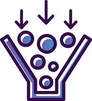 conception d'icône de vecteur de goulot d'étranglement