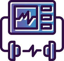conception d'icône de vecteur de défibrillateur
