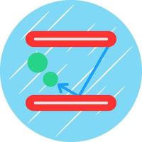 conception d'icône de vecteur de rebond