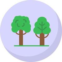 conception d'icône de vecteur d'arbres