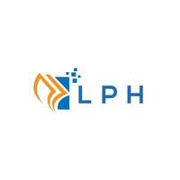 lph crédit réparation comptabilité logo conception sur blanc Contexte. lph Créatif initiales croissance graphique lettre logo concept. lph affaires la finance logo conception. vecteur