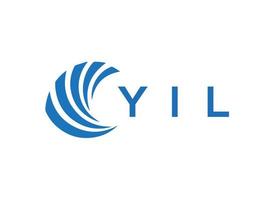 yil lettre logo conception sur blanc Contexte. yil Créatif cercle lettre logo concept. yil lettre conception. vecteur