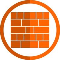 conception d'icône de vecteur de mur de briques