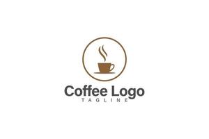 vecteur de conception de logo de café