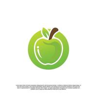 lettre o logo conception avec fruit modèle Frais logo prime vecteur