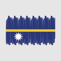 vecteur de brosse drapeau nauru