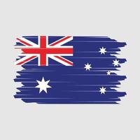 vecteur de brosse drapeau australie