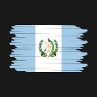 vecteur de brosse drapeau guatemala