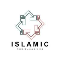 mosquée logo, vecteur islamique, islamique journée Ramadan conception, eid aïd, et eidul adha