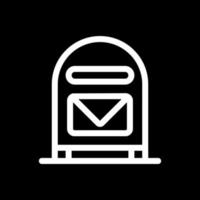 conception d'icône de vecteur de boîte aux lettres
