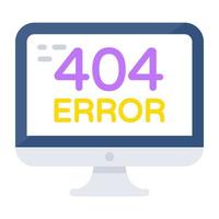 un vecteur de conception créative d'erreur 404