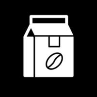 conception d'icône de vecteur de sac de café