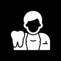 conception d'icône vecteur dentiste mâle
