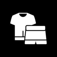 conception d'icône de vecteur de vêtements de sport