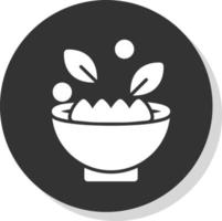 conception d'icône de vecteur de nourriture diététique