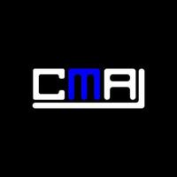 cma lettre logo Créatif conception avec vecteur graphique, cma Facile et moderne logo.