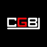 cgb lettre logo Créatif conception avec vecteur graphique, cgb Facile et moderne logo.