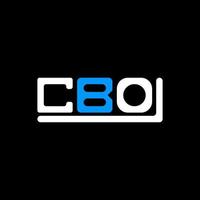 cbo lettre logo Créatif conception avec vecteur graphique, cbo Facile et moderne logo.