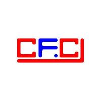 CFC lettre logo Créatif conception avec vecteur graphique, CFC Facile et moderne logo.